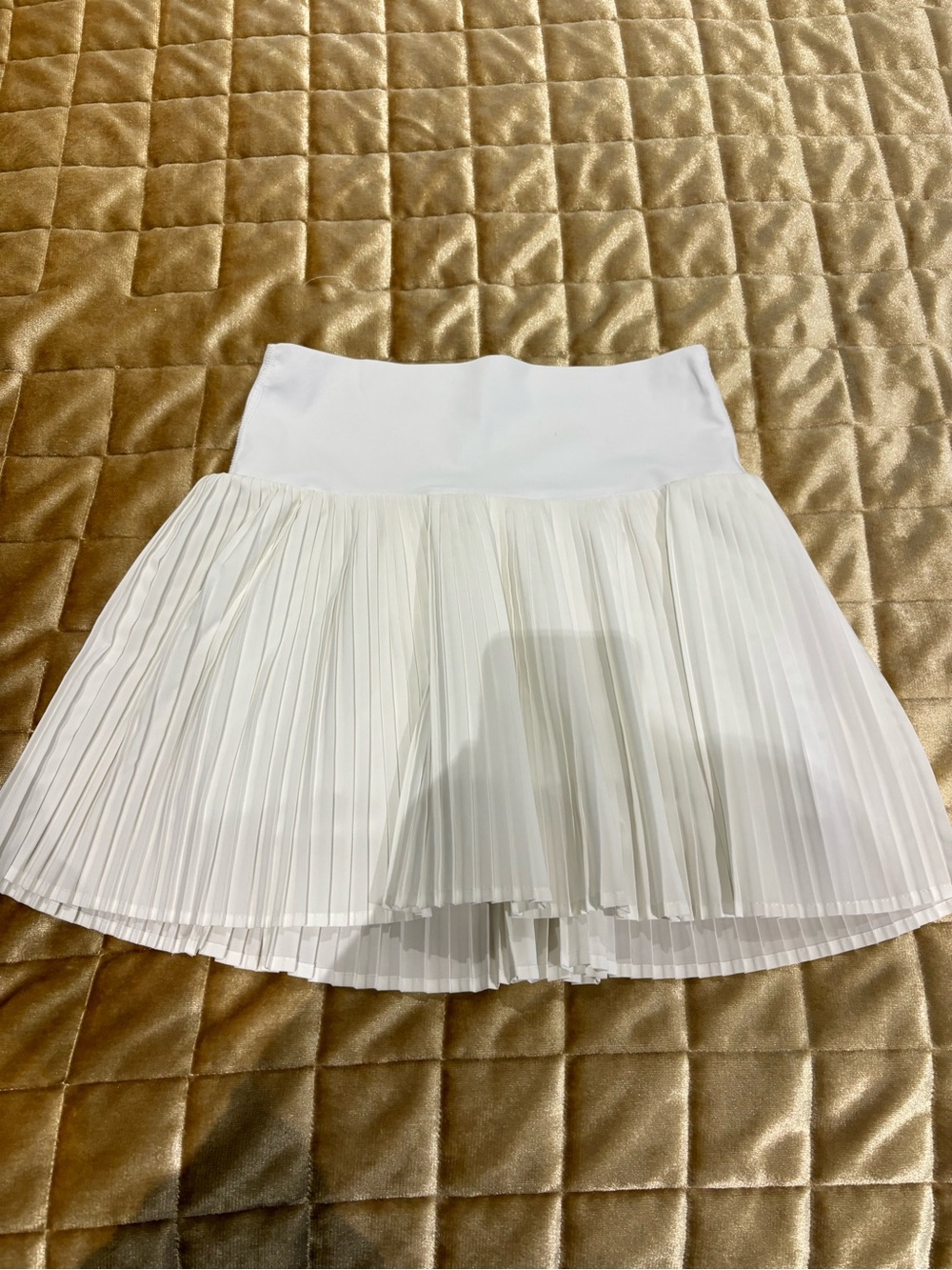 Target White Pleated Midi Skirt